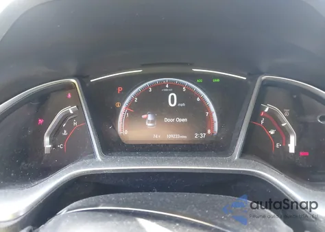 2019 Honda Civic Sport z USA, uszkodzony, nr VIN 2HGFC2F83KH503483